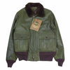 Buzz Rickson's バズリクソンズ BR80417 AVIATION ASSOCIATES AN-J-3A G-1 フライト レザー ジャケット カーキ系 36【中古】