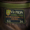 Buzz Rickson's バズリクソンズ BR80417 AVIATION ASSOCIATES AN-J-3A G-1 フライト レザー ジャケット カーキ系 36【中古】