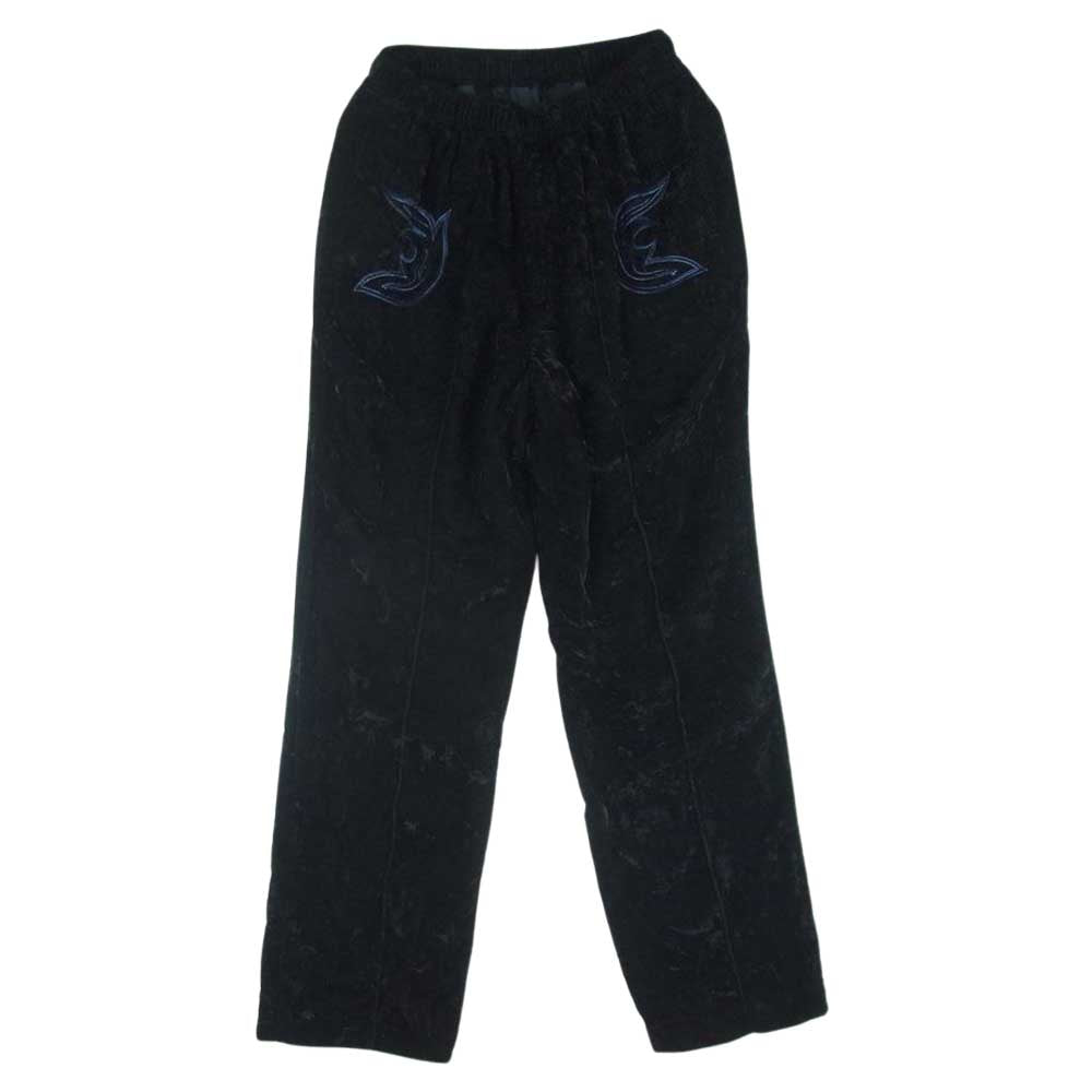 TOGA トーガ 22AW TV22-FF330 VIRILIS ビリリーズ VELVET PANTS ベルベット パンツ 日本製 ブラック系 44【中古】