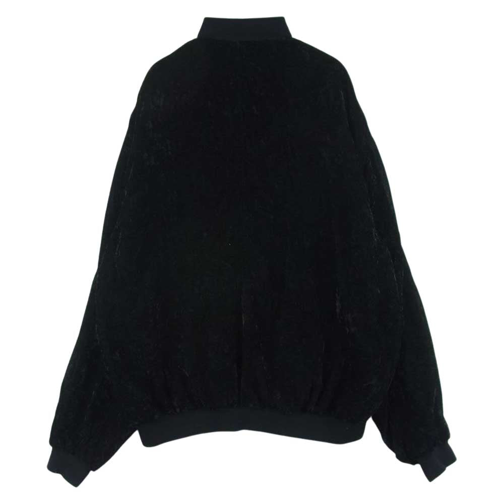 TOGA トーガ 22AW TV22-FC329 VIRILIS ビリリーズ VELVET BLOUSON ベルベット ブルゾン 日本製 ブラック系 44【中古】