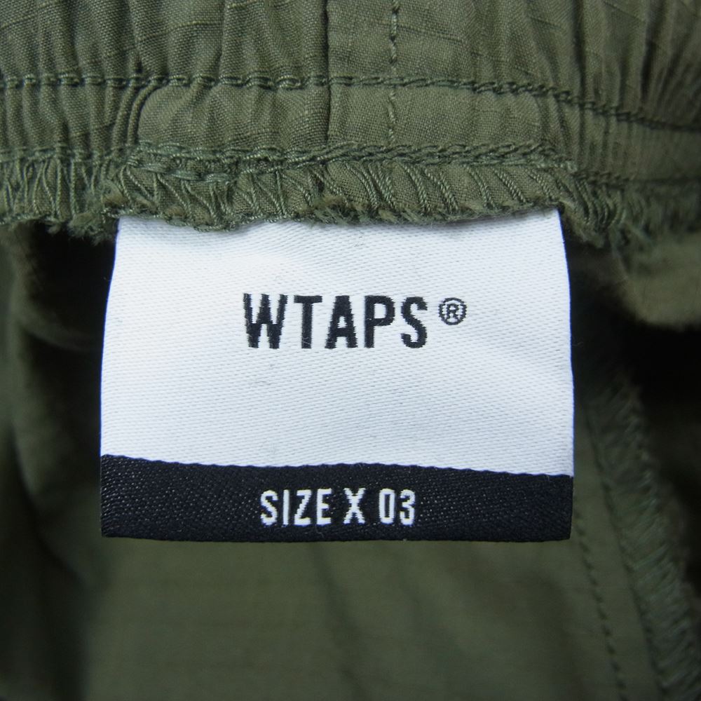 WTAPS ダブルタップス 22SS WTAPS 221TQDT-PTM02 TROUSERS NYCO.RIPSTOP.CORDURA トラウザー パンツ カーキ系 3【中古】