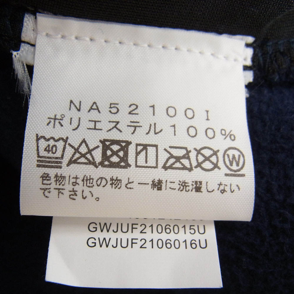 Supreme シュプリーム THE NORTH FACE ノースフェイス 21AW NA52100I Bleached Denim Print Fleece Jacket ブリーチドデニムプリント フリースジャケット ブルー系 L【中古】