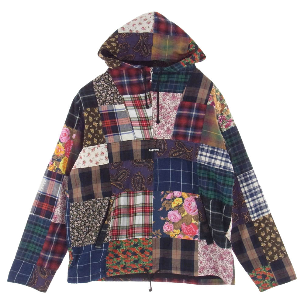 Supreme シュプリーム 16AW Patchwork Anorak パッチワーク アノラック ジャケット L【中古】