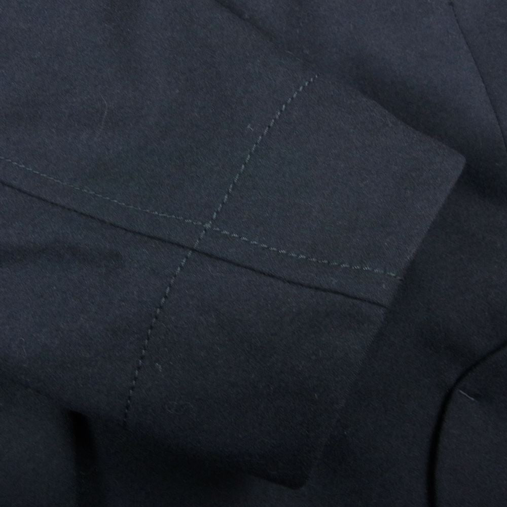 JIL SANDER ジルサンダー 国内正規品 ウール ハーフジップ ステンカラー ワンピース  ダークネイビー系 34【中古】