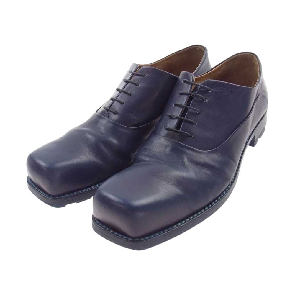 JIL SANDER ジルサンダー BETTY CARF 713 ベティカーフ ロイヤルブルー スクエアトゥ シューズ パープル系 43【中古】