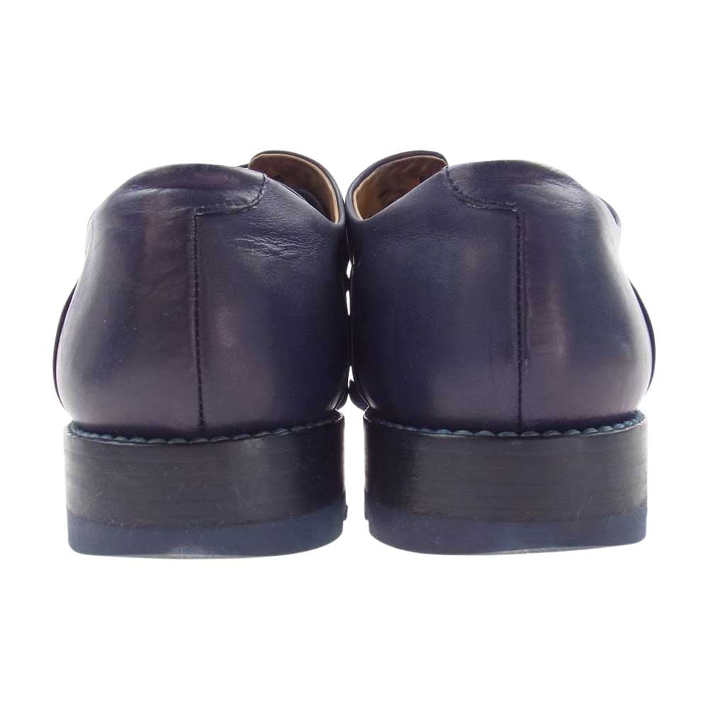 JIL SANDER ジルサンダー BETTY CARF 713 ベティカーフ ロイヤルブルー スクエアトゥ シューズ パープル系 43【中古】