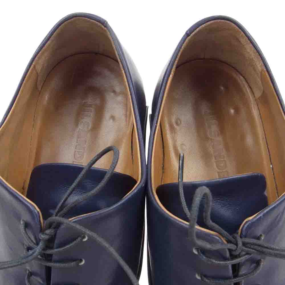 JIL SANDER ジルサンダー BETTY CARF 713 ベティカーフ ロイヤルブルー スクエアトゥ シューズ パープル系 43【中古】