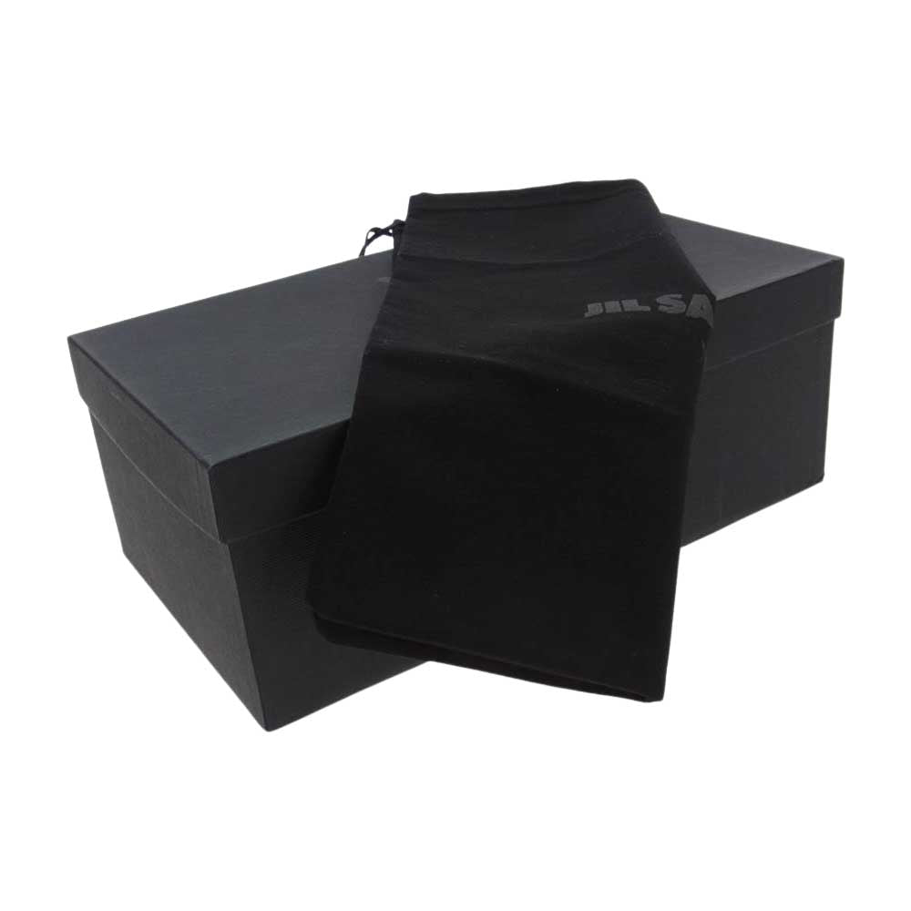 JIL SANDER ジルサンダー BETTY CARF 713 ベティカーフ ロイヤルブルー スクエアトゥ シューズ パープル系 43【中古】