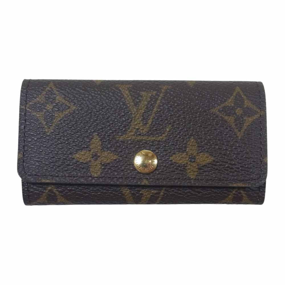 LOUIS VUITTON ルイ・ヴィトン M69517 ミュルティクレ 4 モノグラム キーケース ダークブラウン系【美品】【中古】