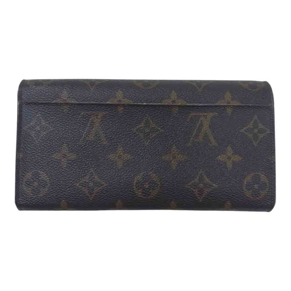 LOUIS VUITTON ルイ・ヴィトン M62235 ポルトフォイユ サラ モノグラム 長財布 ダークブラウン系【中古】
