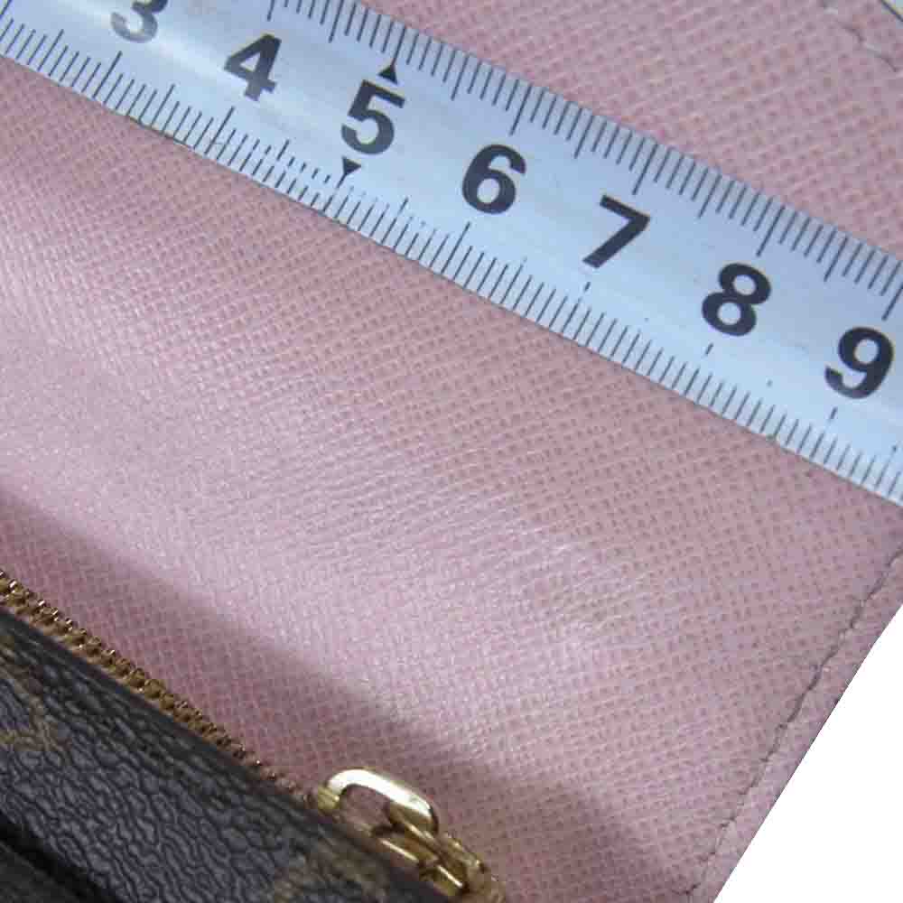 LOUIS VUITTON ルイ・ヴィトン M62235 ポルトフォイユ サラ モノグラム 長財布 ダークブラウン系【中古】