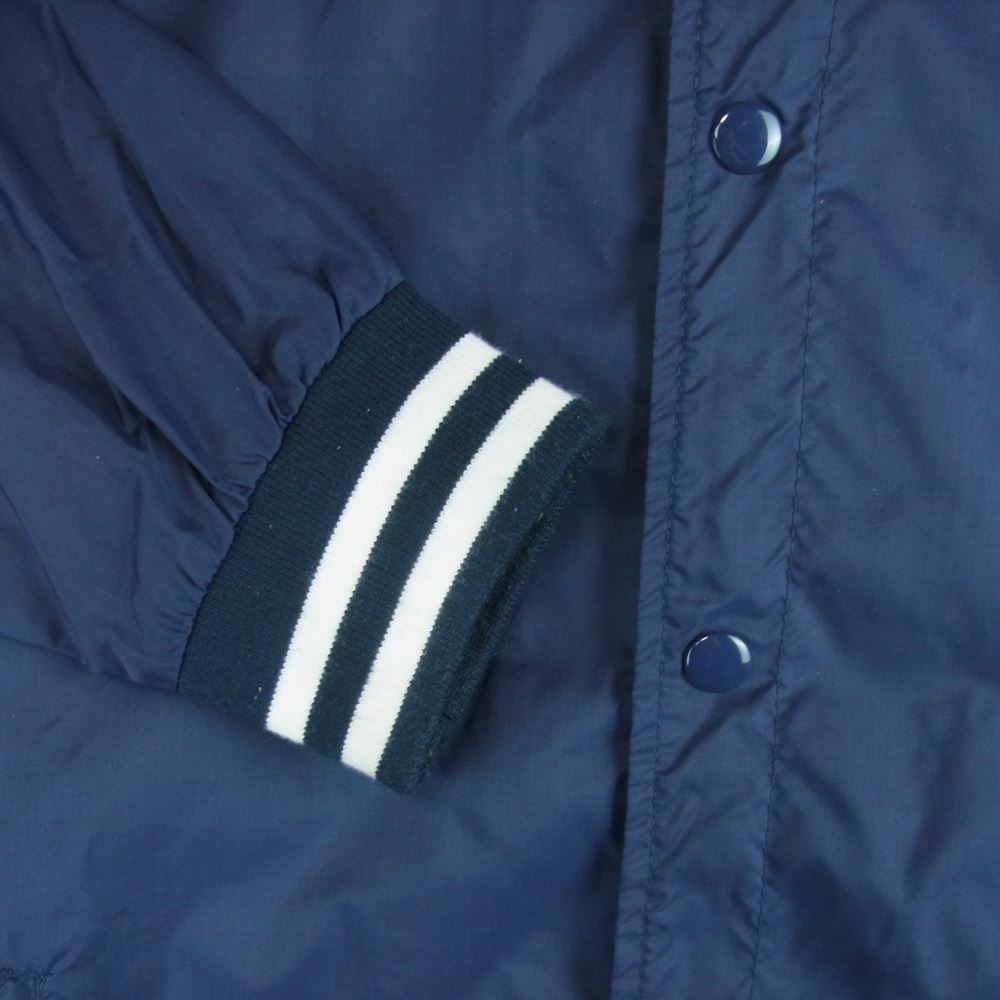 COMME des GARCONS コムデギャルソン AD2016 IP-J002 CDG バックロゴプリント ナイロン スタジャン 中国製 ネイビー系 L【中古】