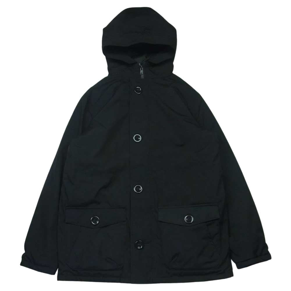 COMME des GARCONS コムデギャルソン 17SS+AD11:AH11 OS-J003 black market ブラック マーケット ロゴ バックプリント 中綿 マウンテン パーカー ジャケット ブラック系 L【中古】