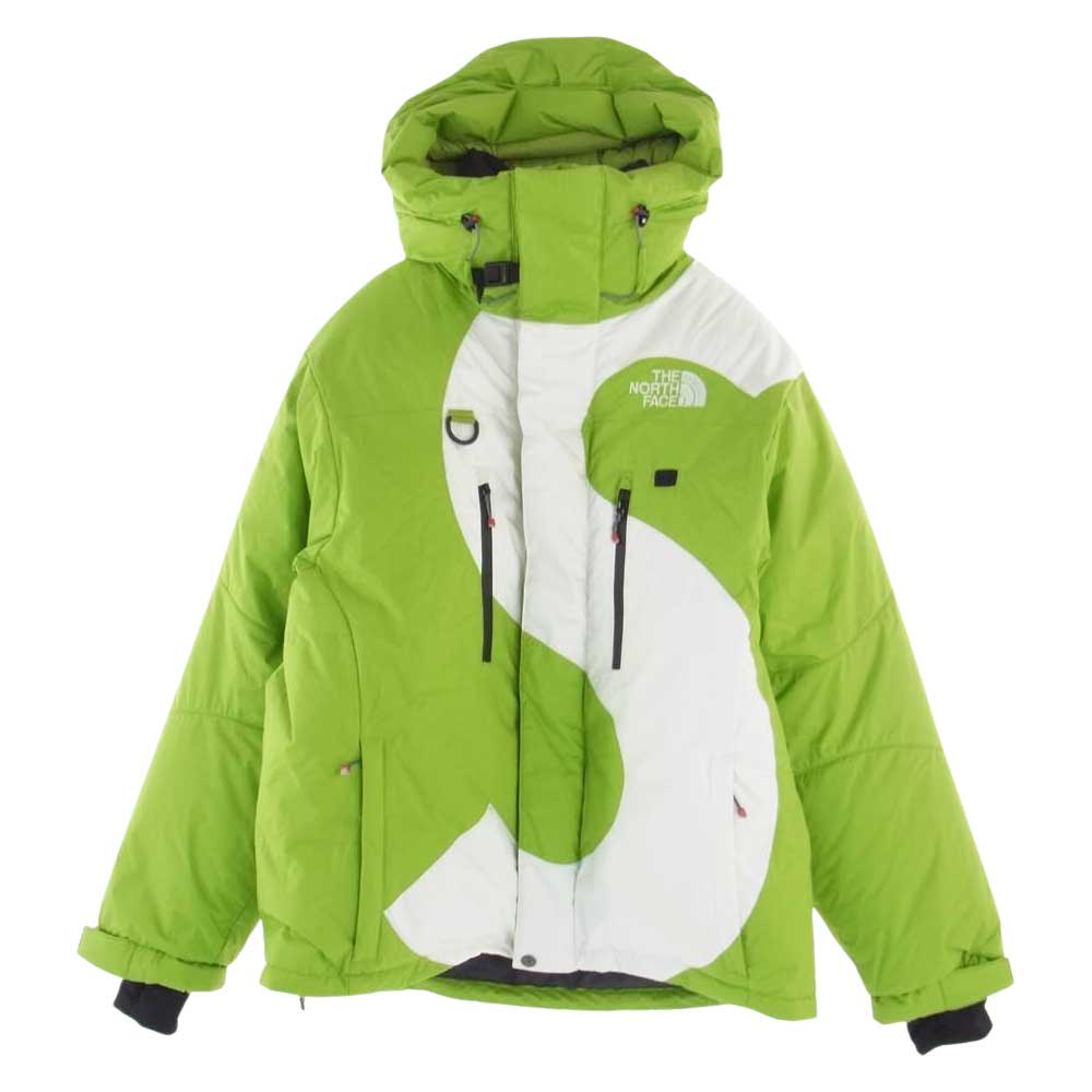 Supreme シュプリーム 20AW  ND92003I × THE NORTH FACE S Logo HIMALAYAN PARKA Sロゴ ヒマラヤン パーカー ダウン ジャケット ライトグリーン系 M【中古】