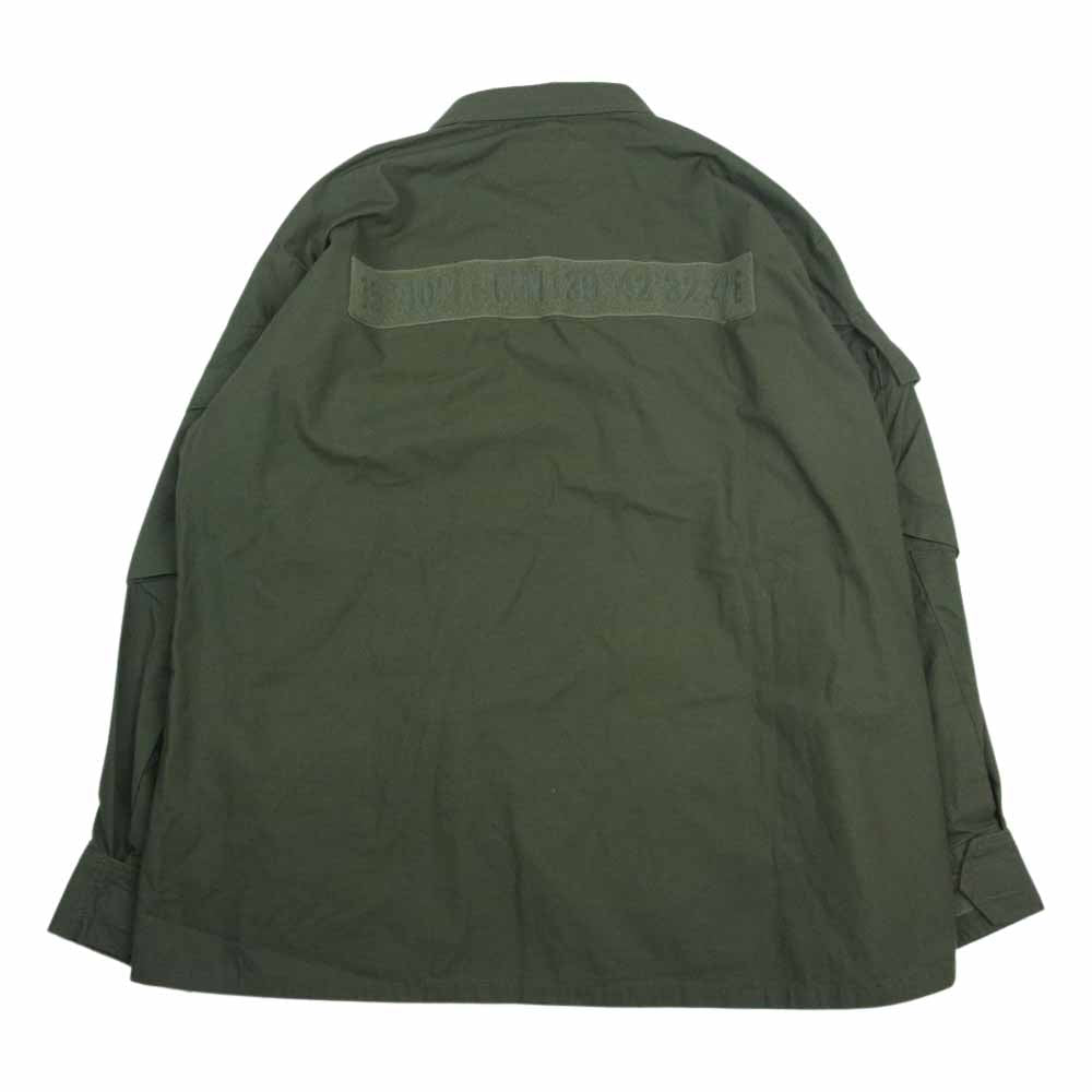 WTAPS ダブルタップス 19AW 192BRDT-SHM03 MODULAR LS SHIRT ミリタリー シャツ ジャケット カーキ系 1【中古】