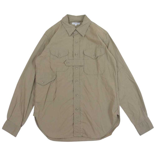 Engineered Garments エンジニアードガーメンツ JOURNAL STANDARD ジャーナルスタンダード 別注 Safari Shirt 長袖 サファリシャツ ベージュ系 S【中古】