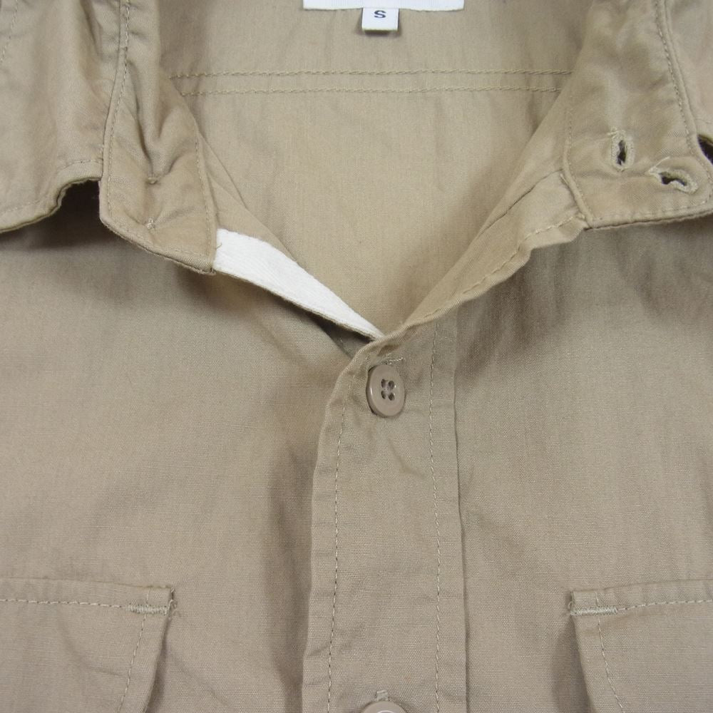 Engineered Garments エンジニアードガーメンツ JOURNAL STANDARD ジャーナルスタンダード 別注 Safari Shirt 長袖 サファリシャツ ベージュ系 S【中古】