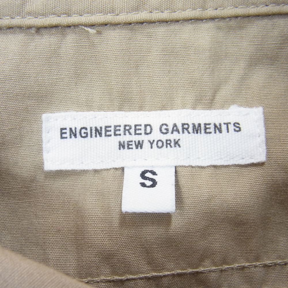Engineered Garments エンジニアードガーメンツ JOURNAL STANDARD ジャーナルスタンダード 別注 Safari Shirt 長袖 サファリシャツ ベージュ系 S【中古】