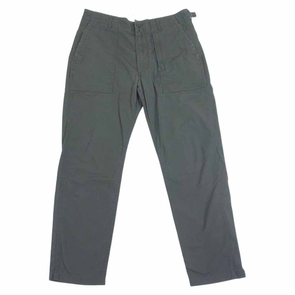 Engineered Garments エンジニアードガーメンツ FATIGUE PANTS ファティーグ パンツ ベイカー リップストップ オリーブグリーン系 32【中古】