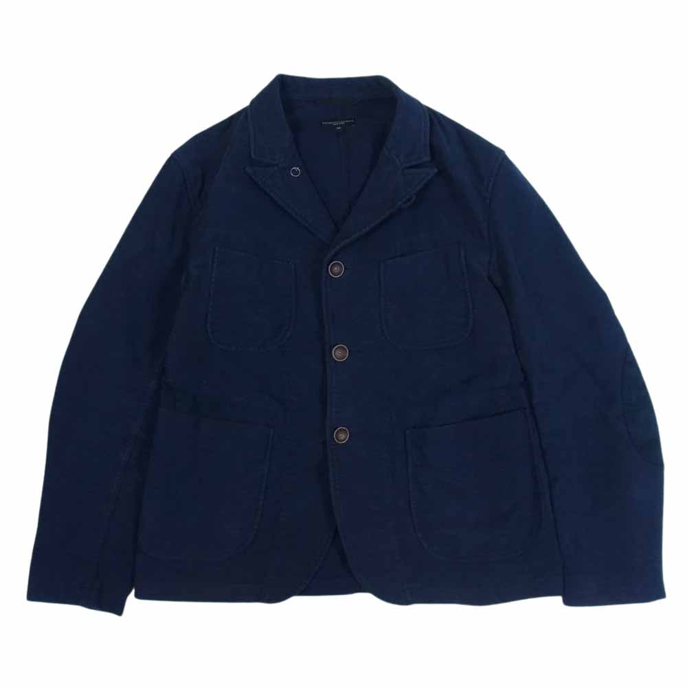Engineered Garments エンジニアードガーメンツ BEDFORD JACKET DARK NAVY MOLESKIN ベッドフォード ジャケット モールスキン 裏地ペイズリー ネイビー系 M【中古】