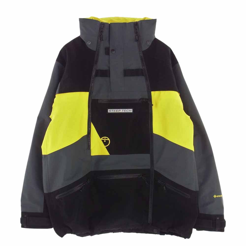 THE NORTH FACE ノースフェイス NS62007 STEEP TECH 96 APOGEE JACKET スティープテックアポジー ジップアップマウンテン ジャケット グレー系 イエロー系 L【中古】