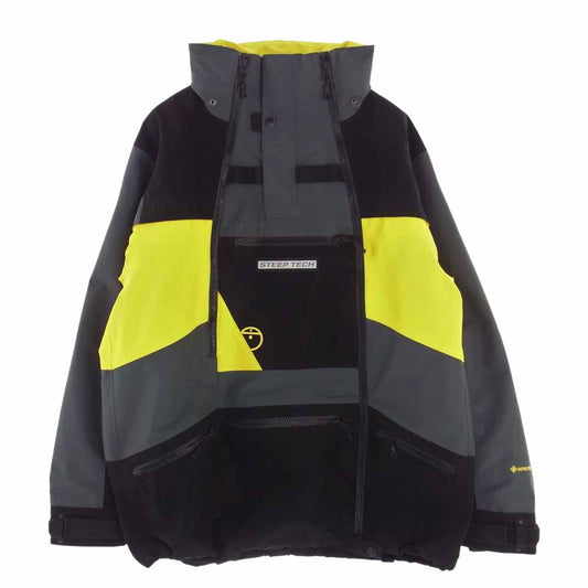 THE NORTH FACE ノースフェイス NS62007 STEEP TECH 96 APOGEE JACKET スティープテックアポジー ジップアップマウンテン ジャケット グレー系 イエロー系 L【中古】