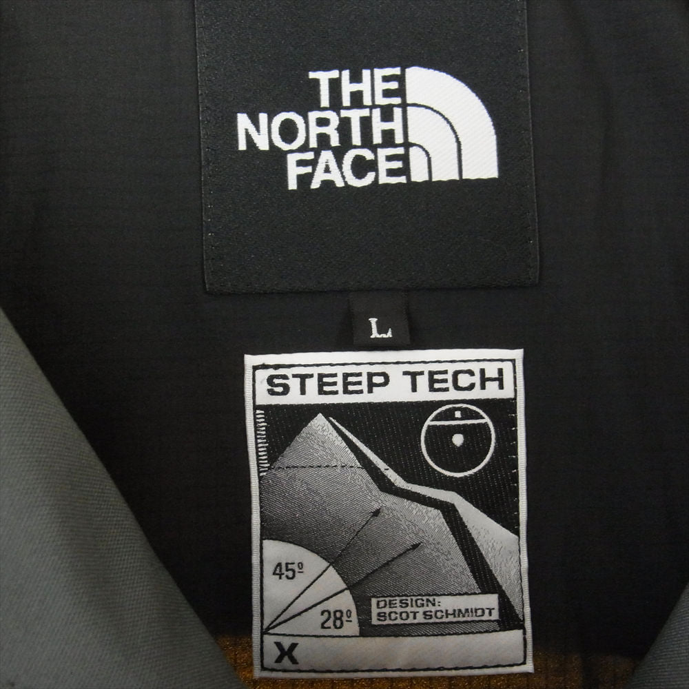 THE NORTH FACE ノースフェイス NS62007 STEEP TECH 96 APOGEE JACKET スティープテックアポジー ジップアップマウンテン ジャケット グレー系 イエロー系 L【中古】