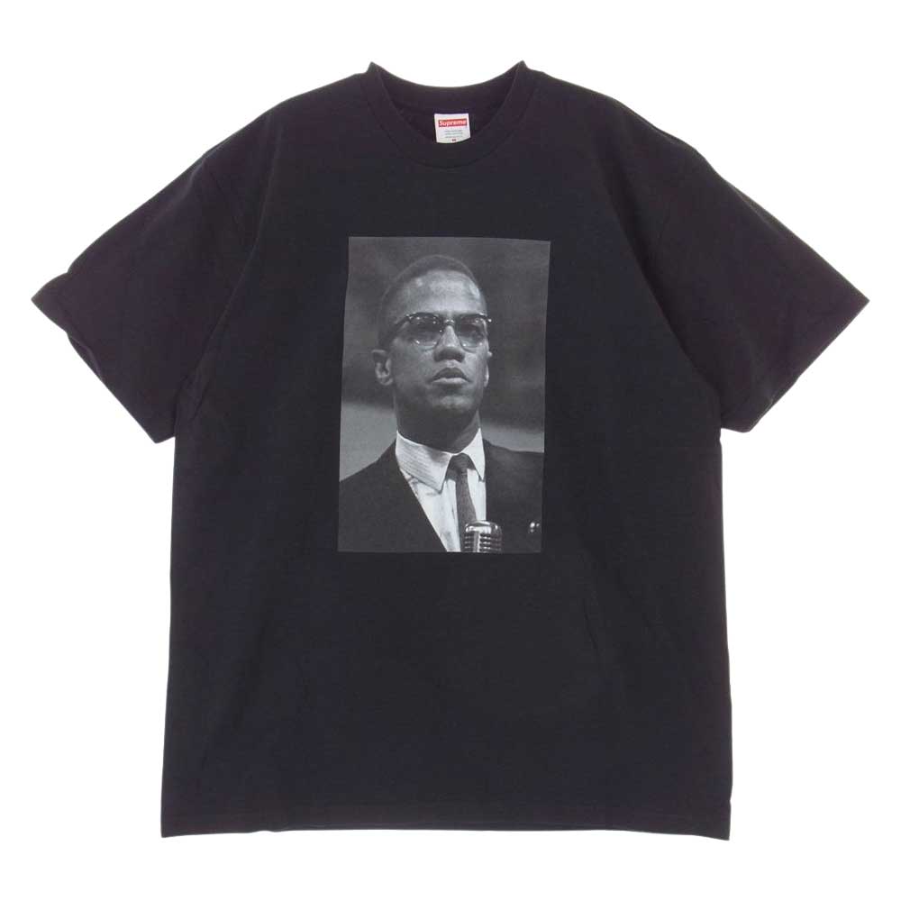 Supreme シュプリーム Malcolm X Tee マルコムエックス Tシャツ ブラック系 M【極上美品】【中古】