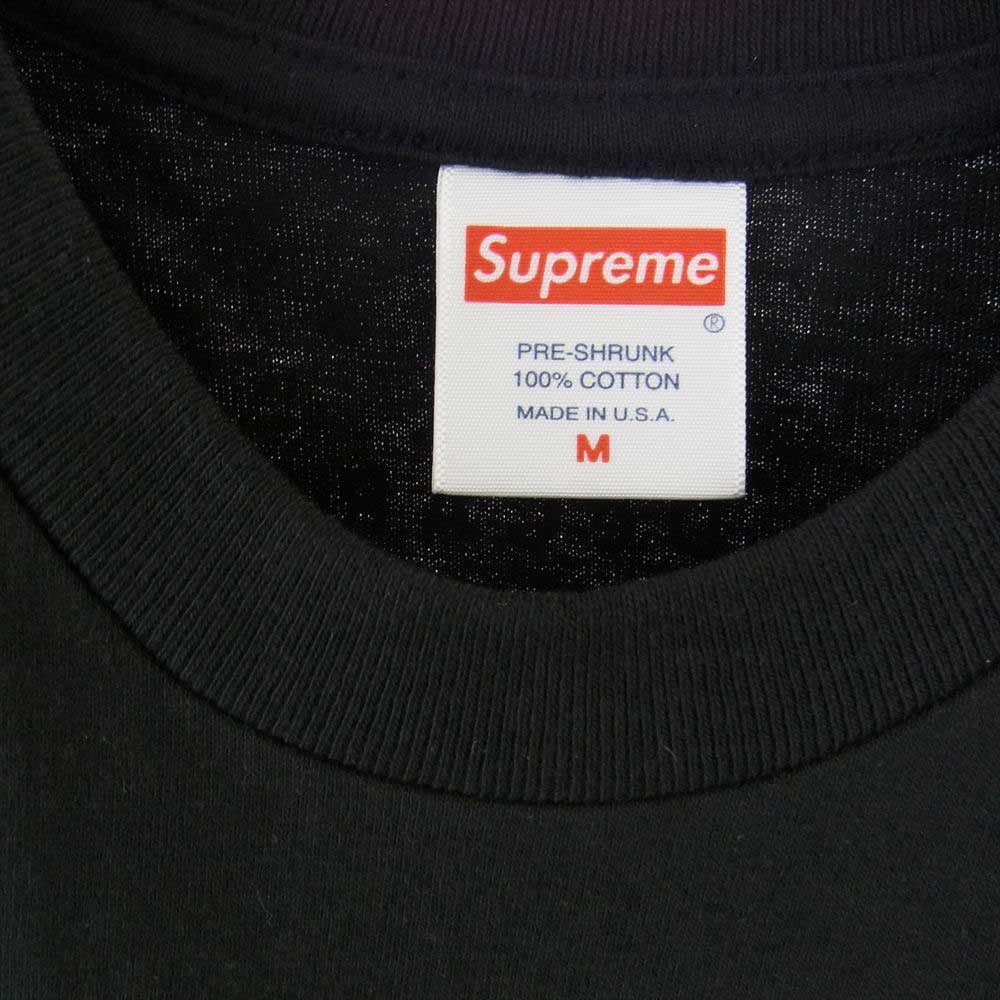 Supreme シュプリーム Malcolm X Tee マルコムエックス Tシャツ ブラック系 M【極上美品】【中古】