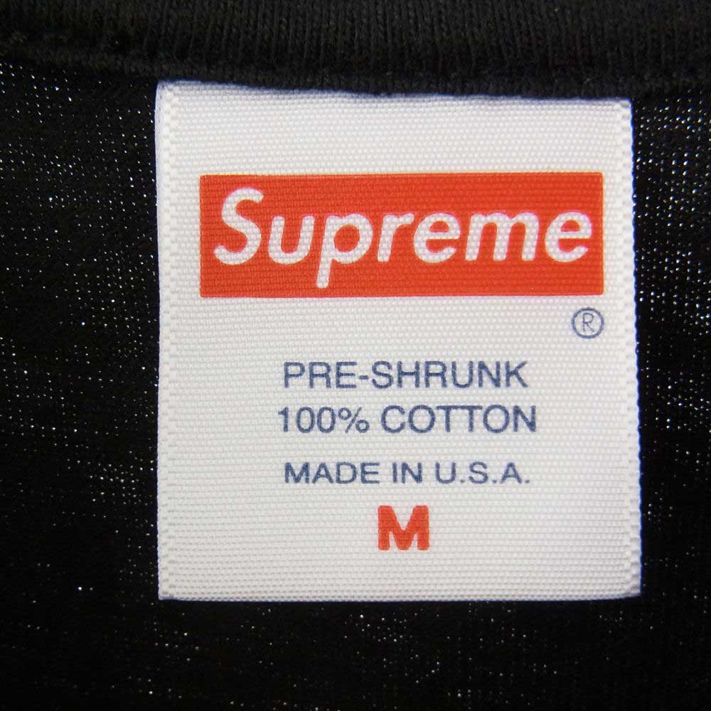 Supreme シュプリーム Malcolm X Tee マルコムエックス Tシャツ ブラック系 M【極上美品】【中古】