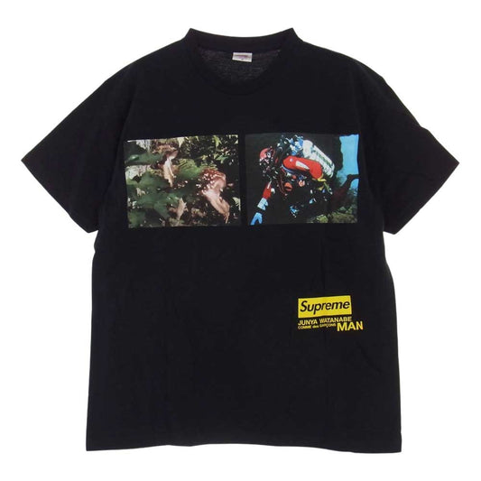 Supreme シュプリーム Junya Watanabe Nature Tee ジュンヤ ワタナベ コムデギャルソン マン ネイチャー Tシャツ  ブラック系 M【極上美品】【中古】
