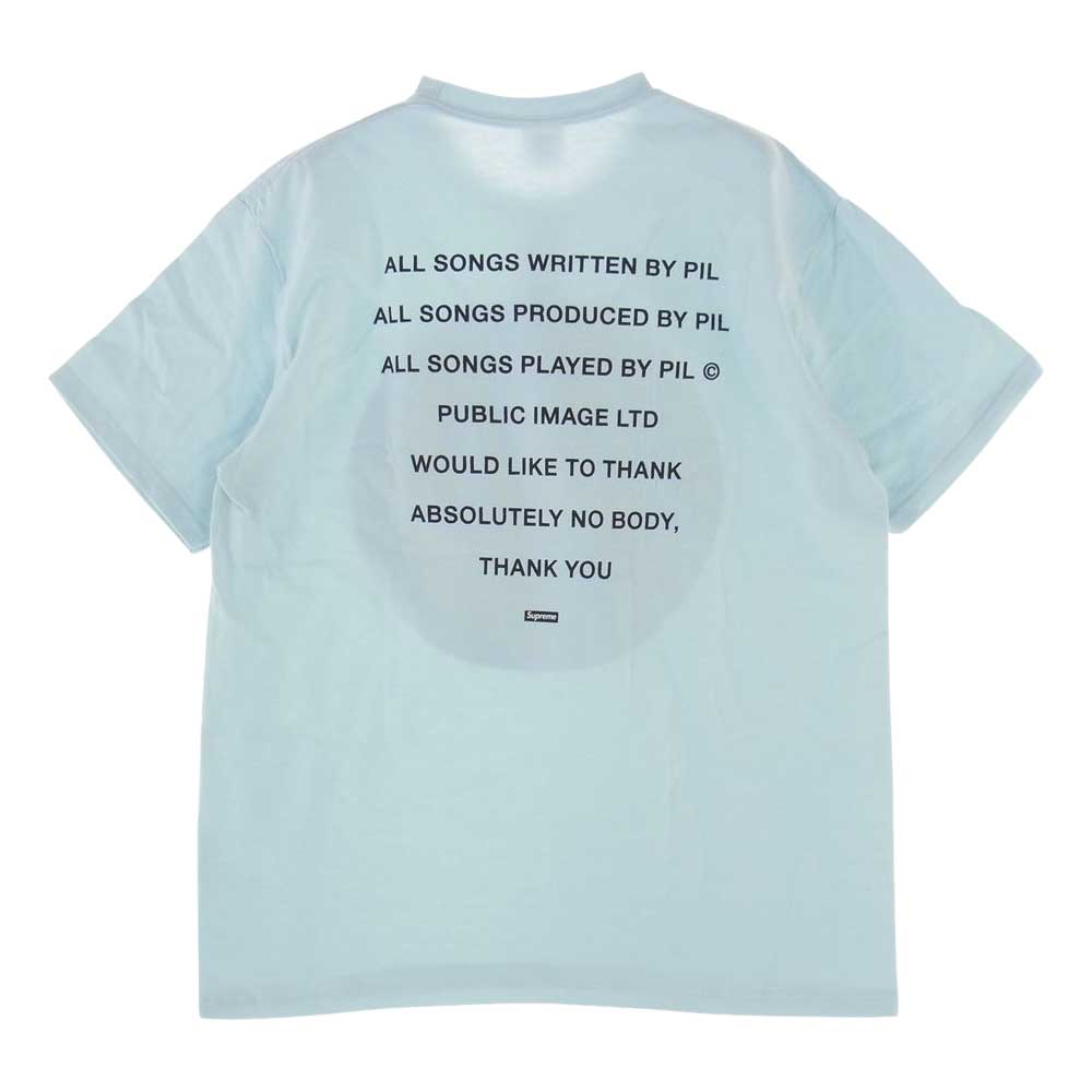 Supreme シュプリーム 22AW PiL Tee パブリックイメージリミテッド Tシャツ ライトグリーン系 M【新古品】【未使用】【中古】