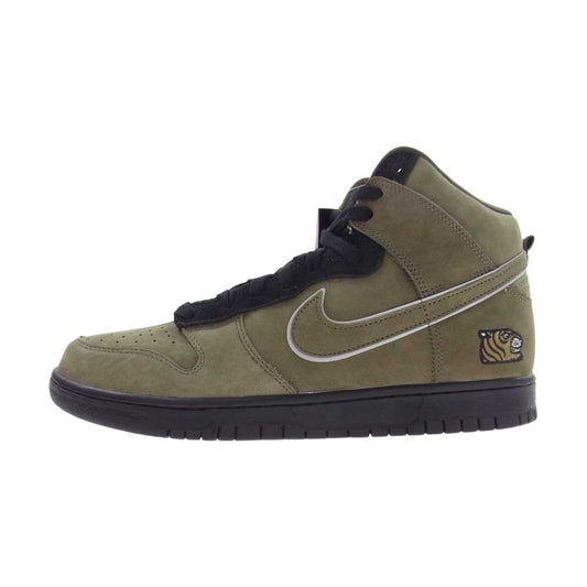 NIKE ナイキ DR1415-200 × SoulGoods DUNK HI SP 90's ソウルグッズ ダンク ハイ スニーカー カーキ系 オリーブ系 29.5【中古】