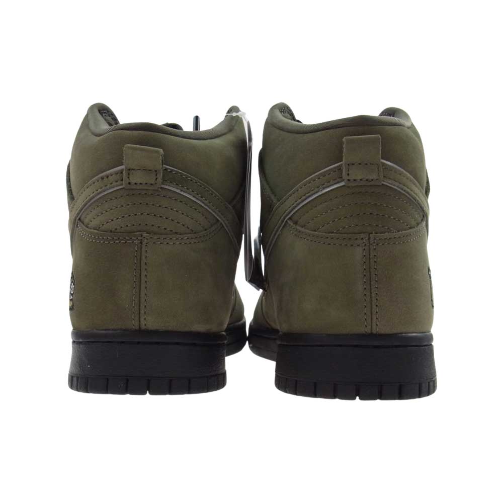 NIKE ナイキ DR1415-200 × SoulGoods DUNK HI SP 90's ソウルグッズ ダンク ハイ スニーカー カーキ系 オリーブ系 29.5【中古】