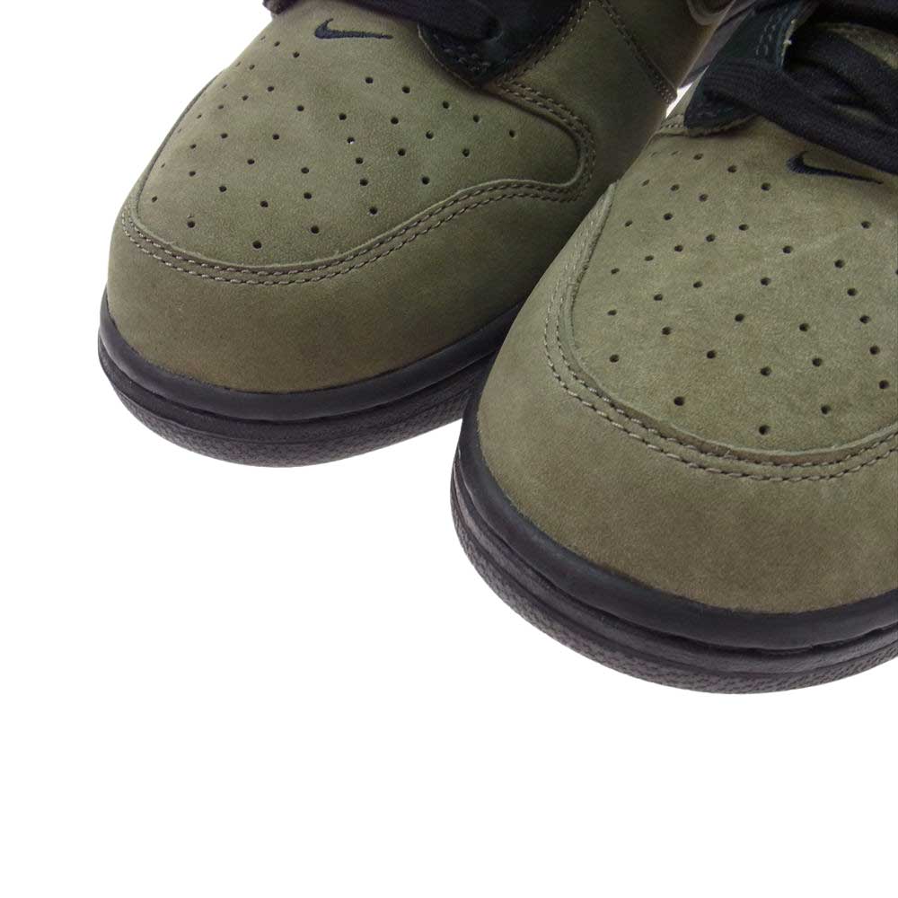 NIKE ナイキ DR1415-200 × SoulGoods DUNK HI SP 90's ソウルグッズ ダンク ハイ スニーカー カーキ系 オリーブ系 29.5【中古】
