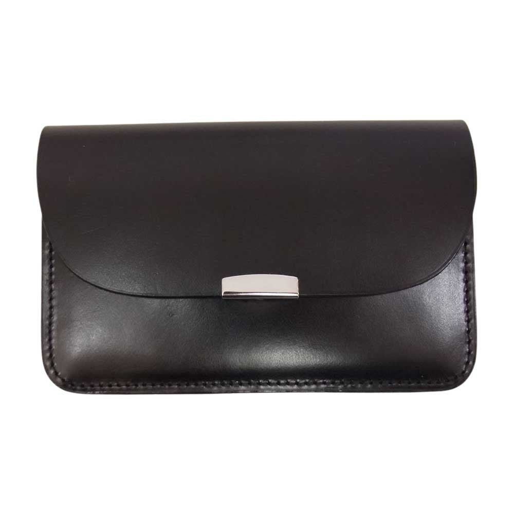 ディガウェル  LEATHER SHORT WALLET レザー ショート ウォレット 財布 ブラック系【中古】