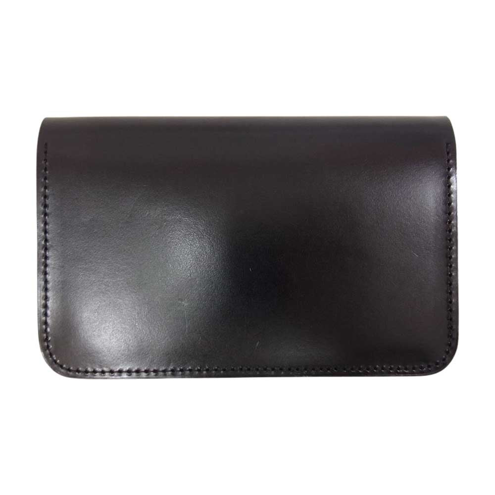 ディガウェル  LEATHER SHORT WALLET レザー ショート ウォレット 財布 ブラック系【中古】