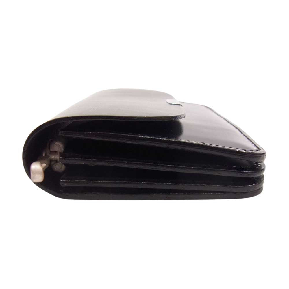 ディガウェル  LEATHER SHORT WALLET レザー ショート ウォレット 財布 ブラック系【中古】