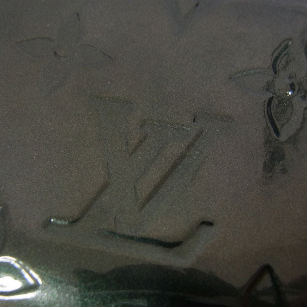 LOUIS VUITTON ルイ・ヴィトン M93663 モノグラム ヴェルニ ジッピー コインパース ブルーニュイ 小銭入れ カードケース ミニウォレット 財布 グリーン系【中古】