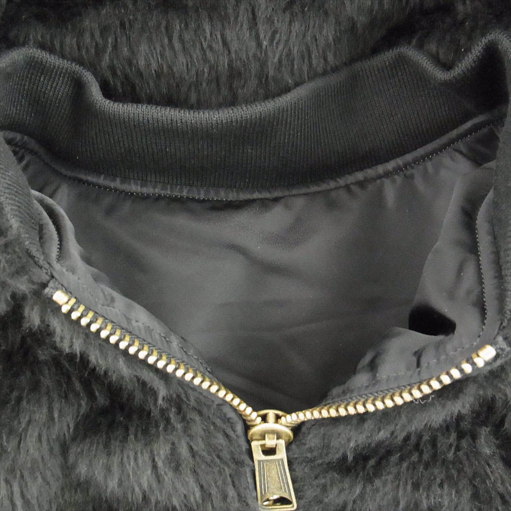 Supreme シュプリーム 22AW  Faux Fur Reversible MA-1 ファー リバーシブル フライト ジャケット ブラック系 L【中古】