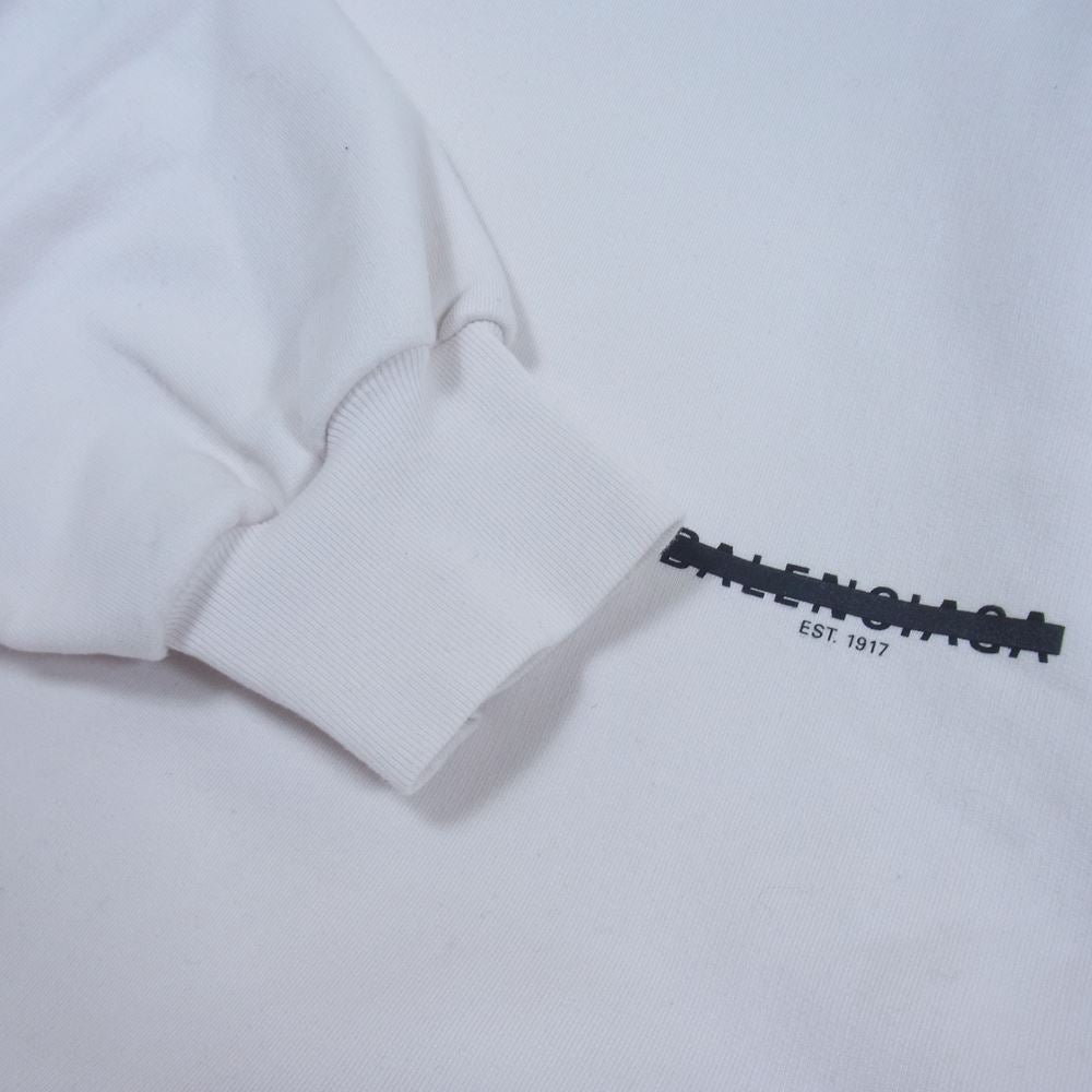 BALENCIAGA バレンシアガ 22AW 697879 TMVH2 Oversized Hoodie テーピングロゴ オーバーサイズ パーカー ホワイト系 ピンク系 2【中古】