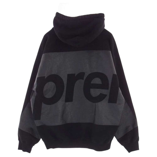 Supreme シュプリーム 21AW  Big Logo Hooded Sweatshirt ビッグロゴ スウェット パーカー ブラック系 L【中古】