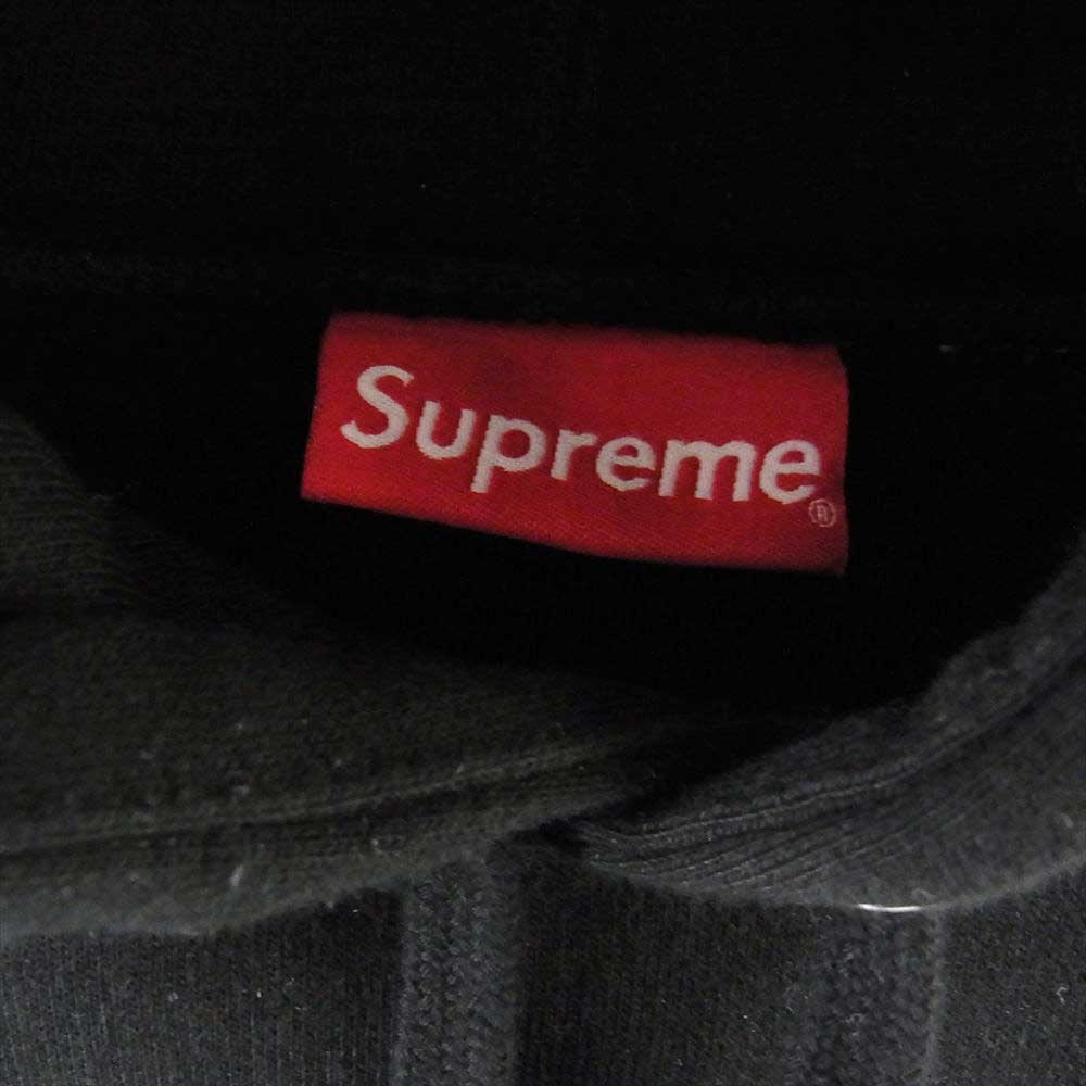 Supreme シュプリーム 21AW  Big Logo Hooded Sweatshirt ビッグロゴ スウェット パーカー ブラック系 L【中古】