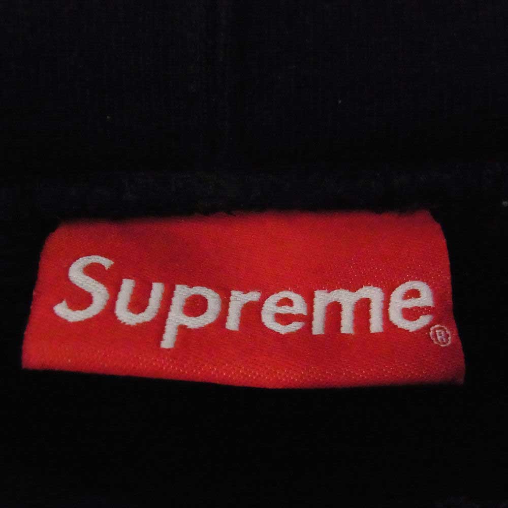 Supreme シュプリーム 21AW  Big Logo Hooded Sweatshirt ビッグロゴ スウェット パーカー ブラック系 L【中古】