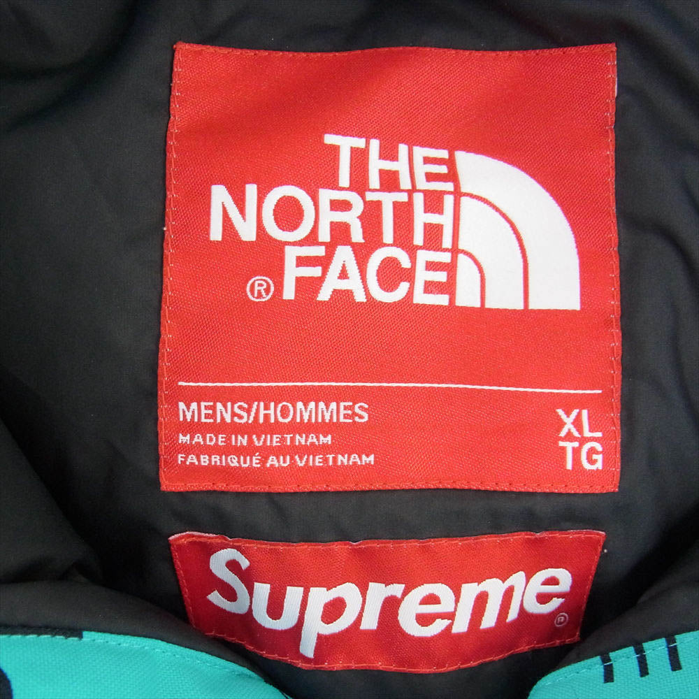 Supreme シュプリーム 21AW  ×THE NORTH FACE ザノースフェイス Coldworks 700-Fill Down Parka コールドワークス 700フィル ダウン パーカー ジャケット ライトブルー系 XL【中古】