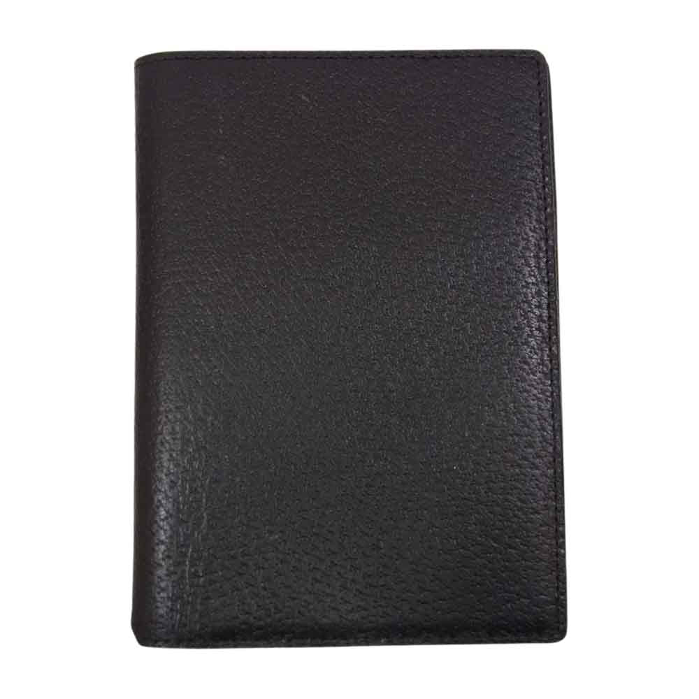 ほぼ日手帳 TRAVEL トラベル レザー ピッグスキン 手帳カバー ブラック系【中古】