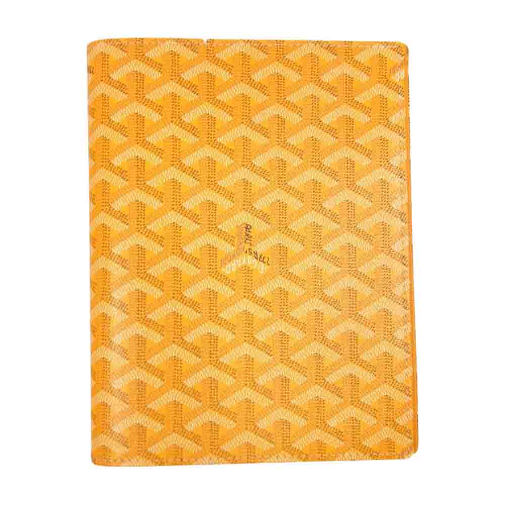 GOYARD ゴヤール カスティリオーネ 手帳 カバー イエロー系【極上美品】【中古】