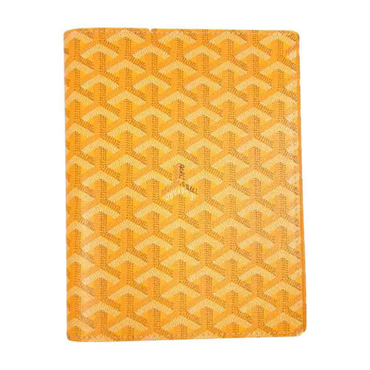 GOYARD ゴヤール カスティリオーネ 手帳 カバー イエロー系【極上美品】【中古】