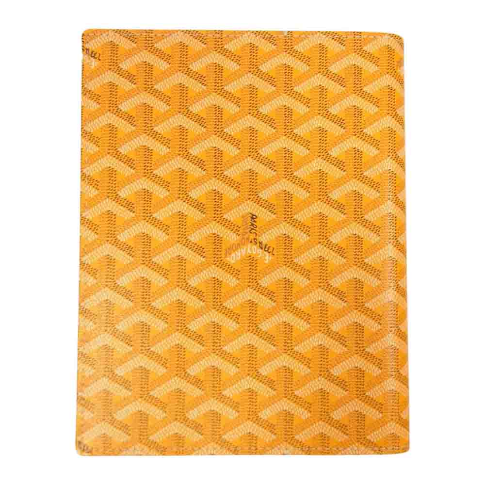 GOYARD ゴヤール カスティリオーネ 手帳 カバー イエロー系【極上美品】【中古】