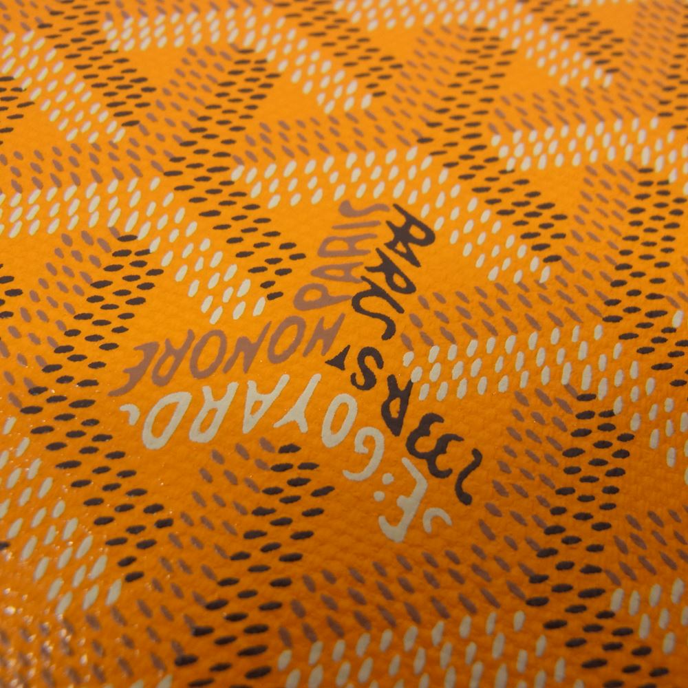 GOYARD ゴヤール カスティリオーネ 手帳 カバー イエロー系【極上美品】【中古】